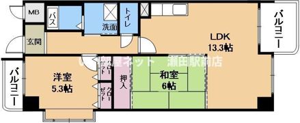 ガイア萱野浦の間取り画像
