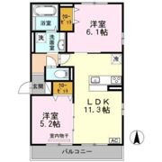 グランソレイユ西原の間取り画像