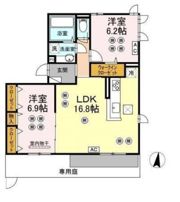 ルミエール庚午北の間取り画像