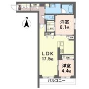 ウィステリア北砂仙台堀川公園の間取り画像