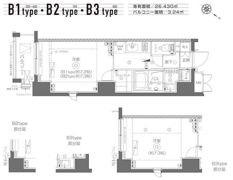 ZOOM月島の間取り画像