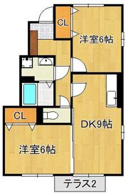 コゥジィコート芦屋の間取り画像