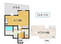 ガレリア千里山DUEの間取り画像