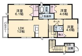 シャーメゾン府中本町の間取り画像