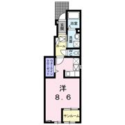 プルメリア Bの間取り画像