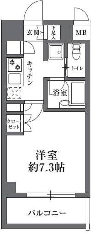 HF駒沢公園レジデンスの間取り画像