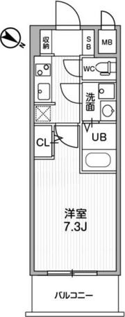 LaDouceur西天満の間取り画像