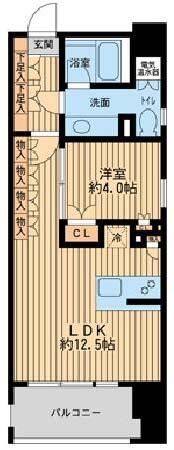 ニューシティアパートメンツ芝公園の間取り画像