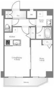 ティモーネ深川リーヴァの間取り画像