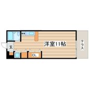 オーシャンハイツの間取り画像