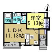 リーブルファイン東水代の間取り画像