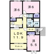 ラブリーの間取り画像