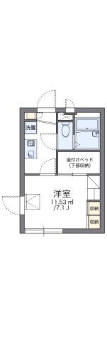レオパレスA＆K坂下の間取り画像