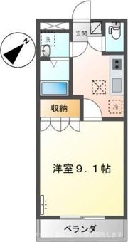 サンコートひうちの間取り画像