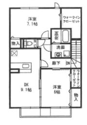 ベルクレストの間取り画像