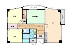 ファイブ西岡本の間取り画像