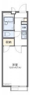レオパレスひつかわの間取り画像