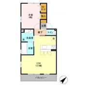 エクセルガーデン参番館の間取り画像