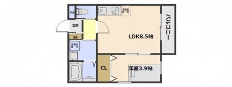 OSF壱番館の間取り画像