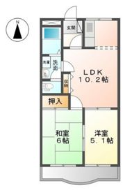 クオリティー下中野Ⅲの間取り画像