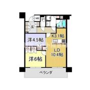 ザ・ファインタワー梅田豊崎の間取り画像