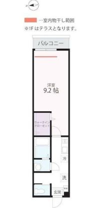 ハーミットクラブハウス横浜桜木町南の間取り画像