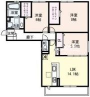 ボヌールの間取り画像