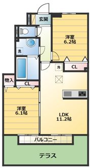 スカイウイングの間取り画像