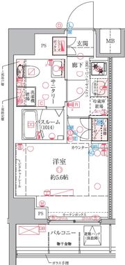 クレヴィスタ横浜関内の間取り画像