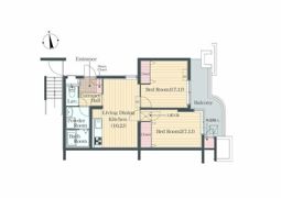 ハイリビング関根の間取り画像