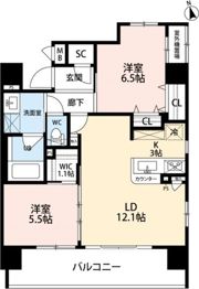 Grace cygnetの間取り画像
