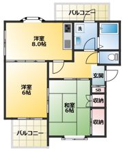 メゾンGPの間取り画像