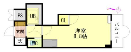 セントラルリバー祇園の間取り画像