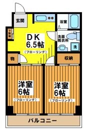ラメゾン国分の間取り画像