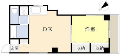 梁山下町ビルの間取り画像