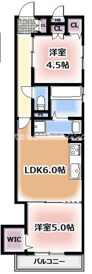 フォレストクリエオーレ宮前町弐番館の間取り画像