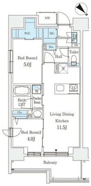 リテラス西日暮里の間取り画像