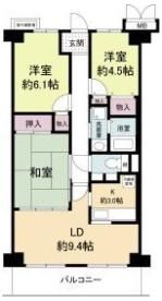 プレミール津田の間取り画像