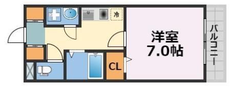 ベルシモンズ桜川の間取り画像