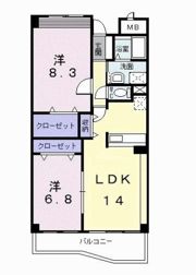 メゾンパーク寿の間取り画像