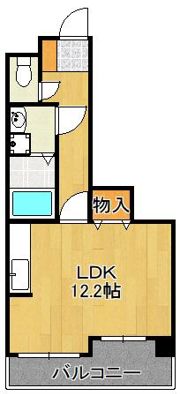 ジャミロ小倉の間取り画像