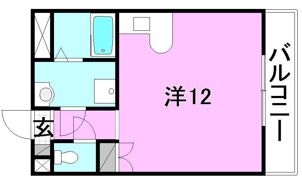 ベルメゾン畑寺の間取り画像