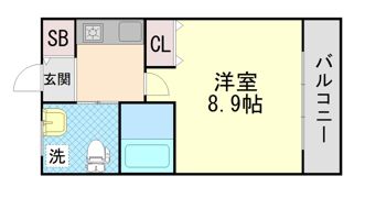 ビューテラス岡本の間取り画像