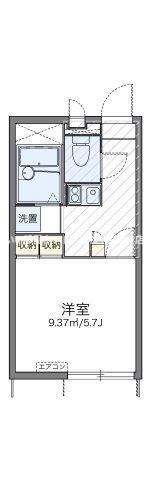レオパレスパイナス松福の間取り画像