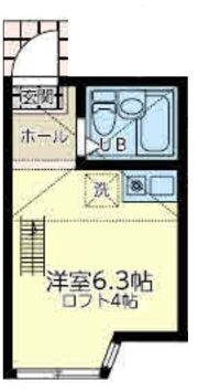ユナイト浜町クリスピーナッツの間取り画像