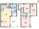 (仮)東若林町キャレノワールの間取り画像