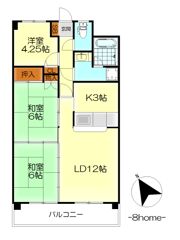 第3阿賀中央ハイツの間取り画像