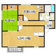 K’sコートA棟の間取り画像