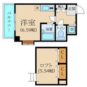 K＆W西新橋の間取り画像