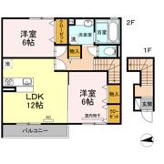 D-roomいちご館 A棟の間取り画像